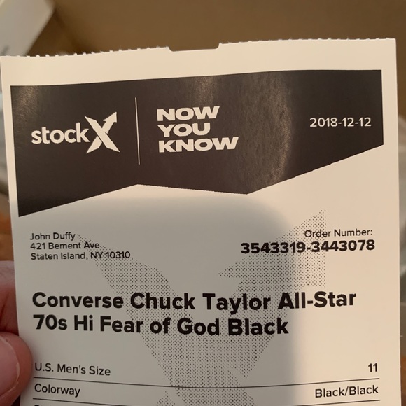 Fear of God Converse (Chuck Taylor) Essentials - Picture 6 of 8